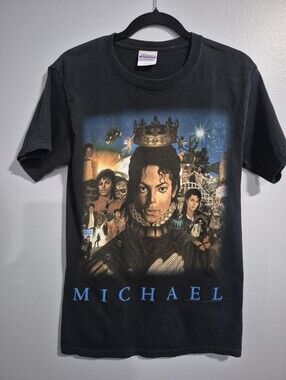 Michael Jackson y2k 2000s retro concert "Michael" Hanes Graphic Tee Size Small